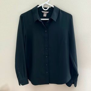 H&M Button Down Blouse Size 10